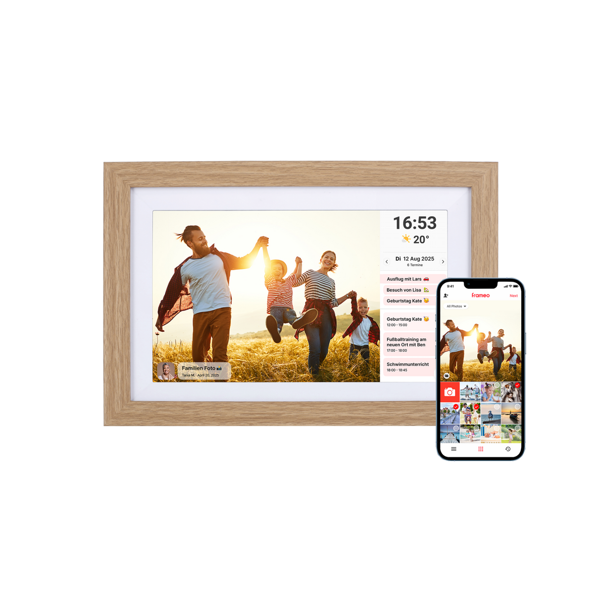 Rollei Smart Frame WiFi 103 – 10,1″ digital fotoramme, eg – produktbillede