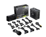 MSI MAG A1250GL – strømforsyning – Sort
