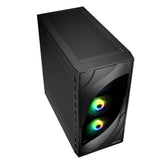 Sharkoon Rebel C80M RGB Black Mesh Airflow 4x 120mm ARGB PWM Fans USB-C Dual 360mm Radiator ATX Gaming PC Case Sharkoon