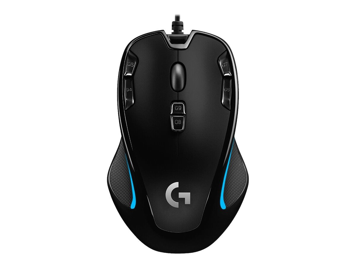 Logitech G300S Optisches Kabel Schwarz