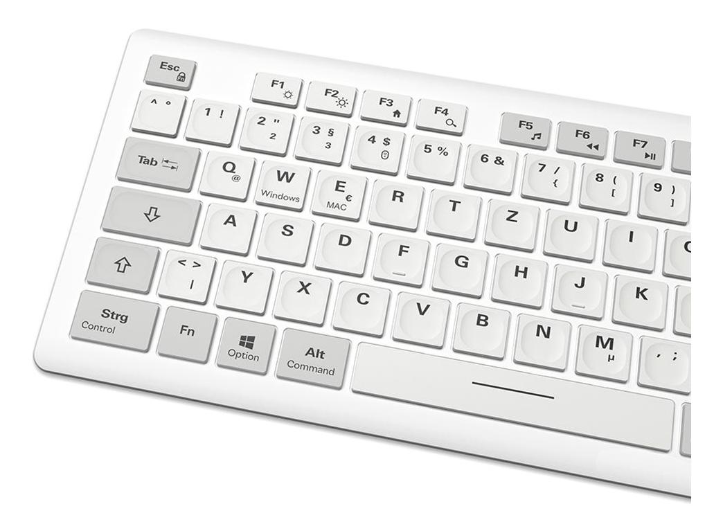 Sharkoon OfficePal K30W (white, DE layout, rubber dome) Sharkoon