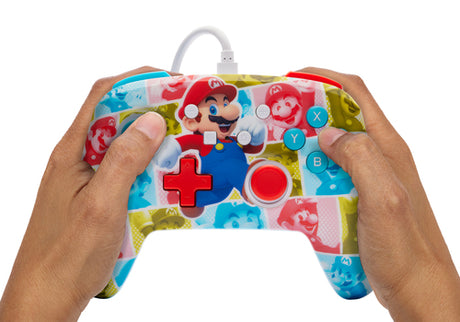 PowerA Enhanced Wired Switch Mario Hero Reel – Controller i brug
