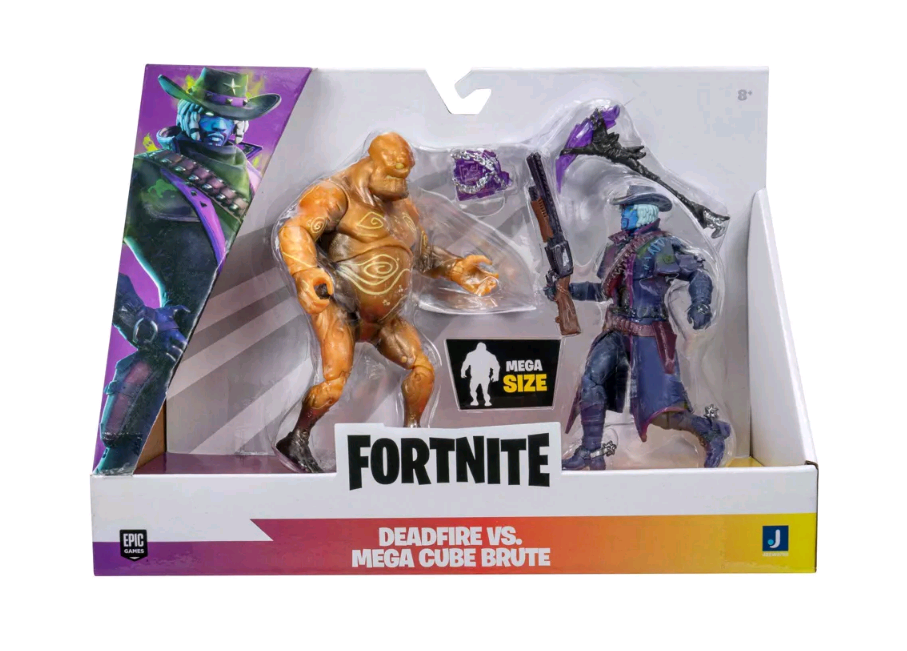 Fortnite - 10 cm Duo Figure - Deadfire vs Mega Cube Brute