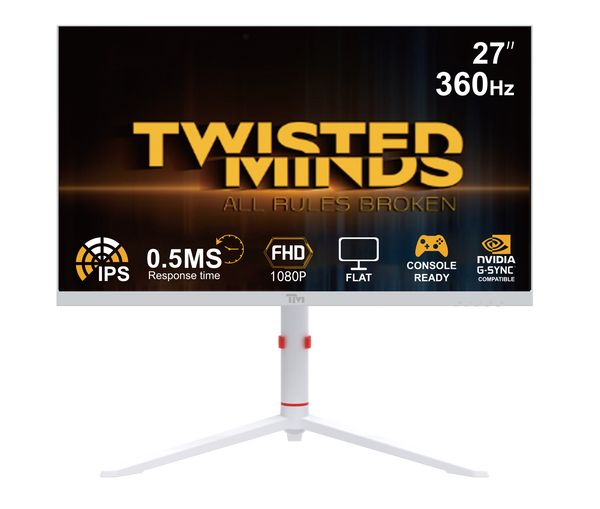 TWISTED MINDS ARTIC PRO SERIES 27" FHD - 360HZ - WEISS
