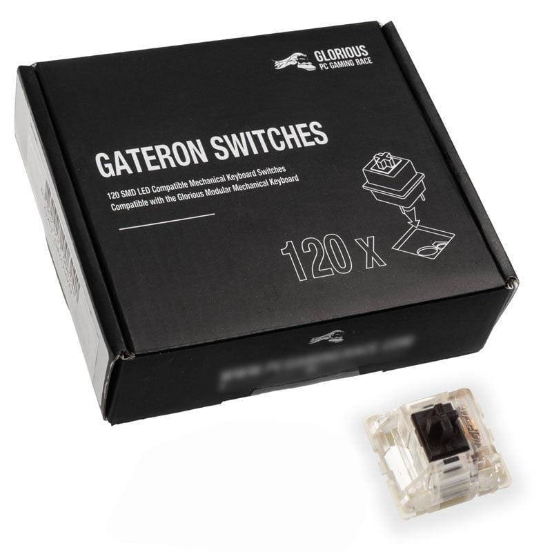 Glorious Gateron Black Switches (120 Stück) 