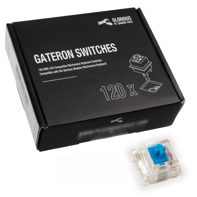 Glorious Gateron Blue Switches (120 Stück) 