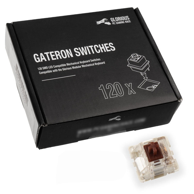 Glorious Gateron Brown Schalter (120 Stück) 