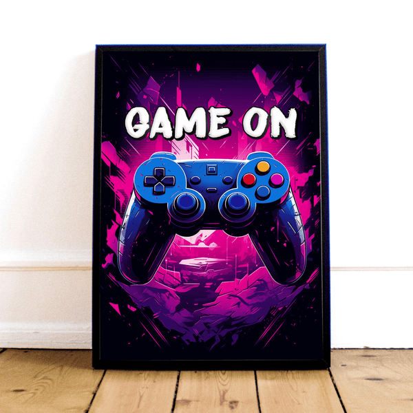 „Spiel läuft“-Poster