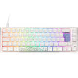 Ducky One 3 – Classic Pure White Nordic – SF 65 % – Cherry Silent Red