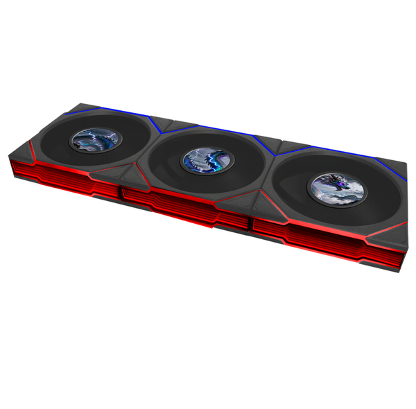 Lian Li UNI FAN TL LCD FLEX 120 Sort (3pcs)