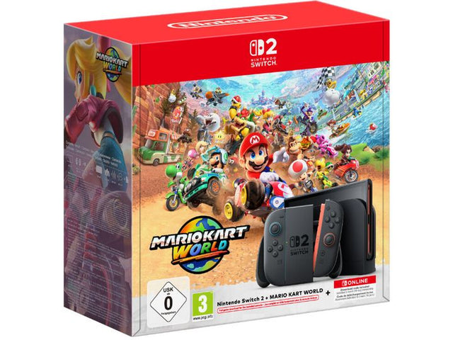 Nintendo Switch 2 + Mario Kart World + 3 måneders Nintendo Switch Online