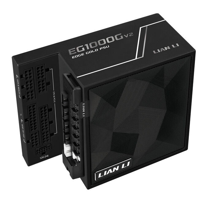 Lian Li EDGE Gold V2 1000W with EDGE Hub V2 Black – produktbillede