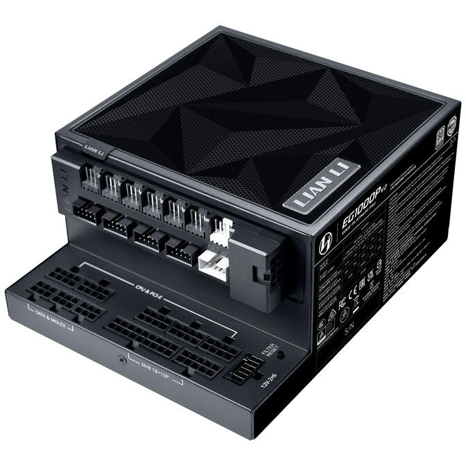 Lian Li EDGE Platinum V2 1000W with EDGE Hub V2 Black – produktbillede