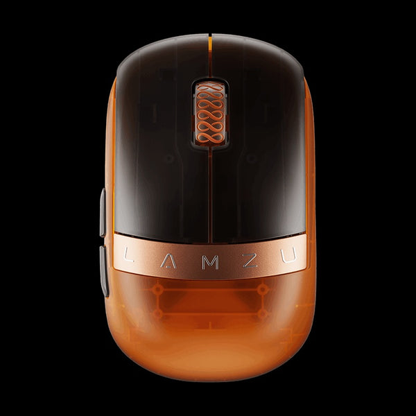 Lamzu Orcus trådløs gamingmus – orange, 8K