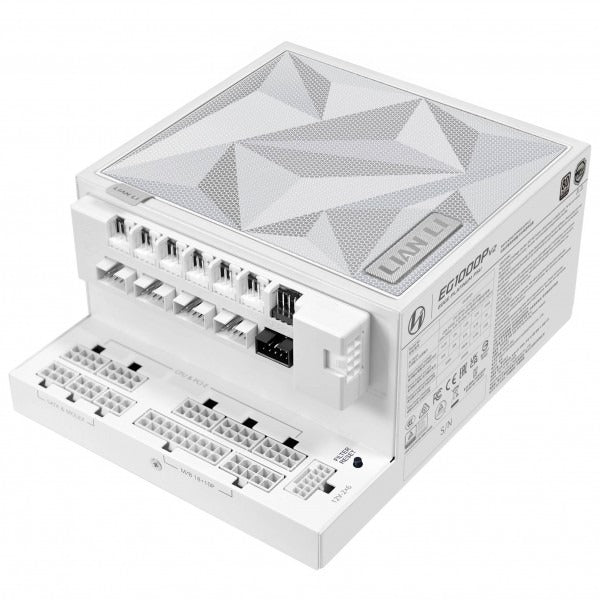 Lian Li EDGE Platinum V2 1000W with EDGE Hub V2 White – produktbillede