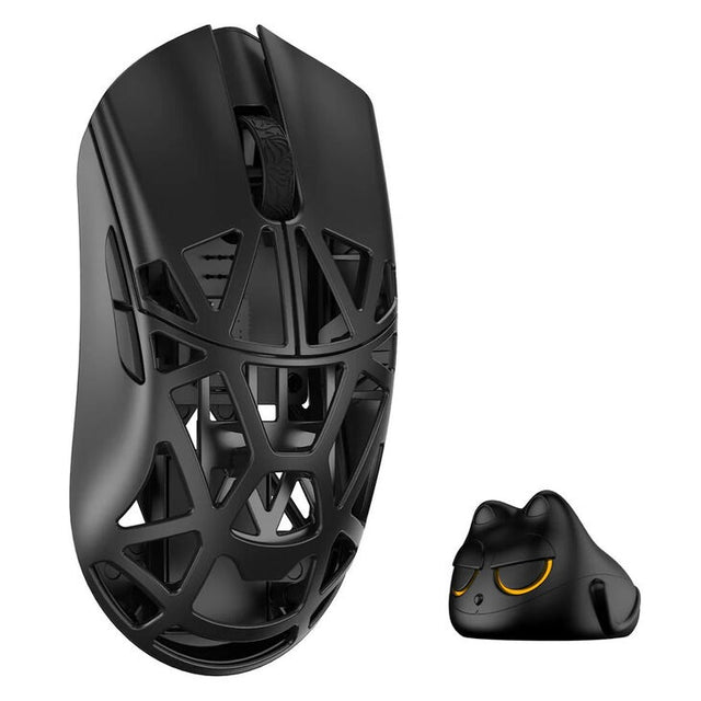 WLMouse Beast X Mini Pro Solid Sides - Black (Omron Optical) Wireless 8K Magnesium Mouse – produktbillede