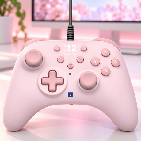 HORI HORIPAD Turbo – Cozy Pink – Switch 2 – stemningsbillede