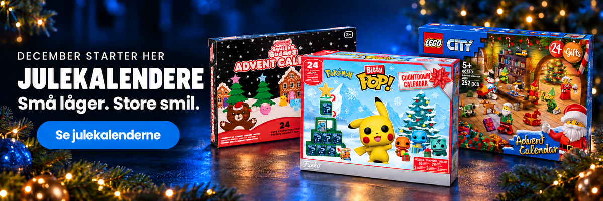 Julekalendere fra Scrunchems, Funko Pokémon og LEGO City – se julekalenderne hos Geekd