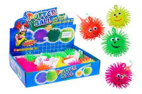 Puffer Bold med Lys 9 cm – produktbillede