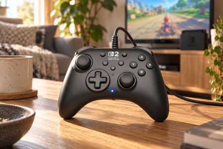 Stemningsbillede – HORI HORIPAD Turbo – Nintendo Switch 2 – mørkegrå