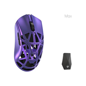 WLMouse Beast X Max Solid Sides gamingmus i lilla med modtager