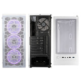 Kolink Observatory Lite Mesh ARGB Midi Tower Gaming Case - White