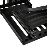 O11DXL-1X-4 Riser-Karte + PCI-Steckplatzabdeckung – PCIe 4.0 – Schwarz