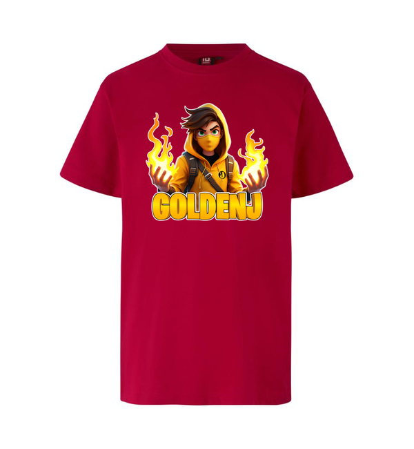 GoldenJ Flame T-Shirt – Rot