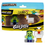 Goo Jit Zu - Minecraft Minis Chicken 2PK (43244) Goo Jit Zu