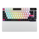 ASUS ROG Azoth X – Nordic – Hvid – tastatur set forfra
