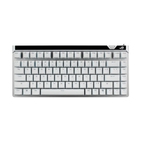 ASUS ROG Falchion Ace 75 HE – Nordic – Hvid – tastatur set forfra