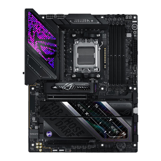 ROG STRIX X870E-E GAMING WIFI7 NEO – bundkort set forfra