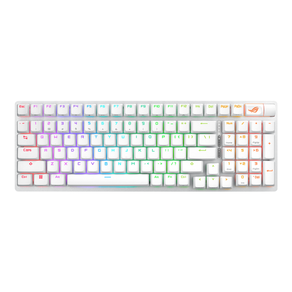 ASUS ROG Strix Scope II 96 Wireless – Fransk AZERTY – Hvid