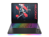 HP OMEN MAX 16-ak0097ng – sort bærbar gamingcomputer med åben skærm og RGB-belysning
