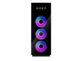 HP OMEN MAX 45L GT23-0091ng – sort gamingcomputer set forfra med tre RGB-blæsere