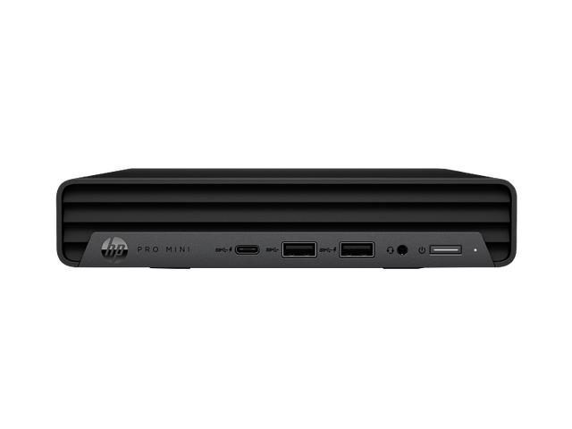 HP Pro Mini 400 G9 mini-PC set forfra