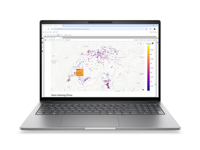 HP ZBook 8 G2a 16 DK3E1ET åben set forfra