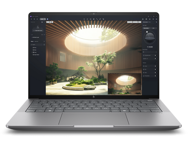 HP ZBook Ultra 14 G1a A3ZQ2ET i Meteor Silver, set forfra