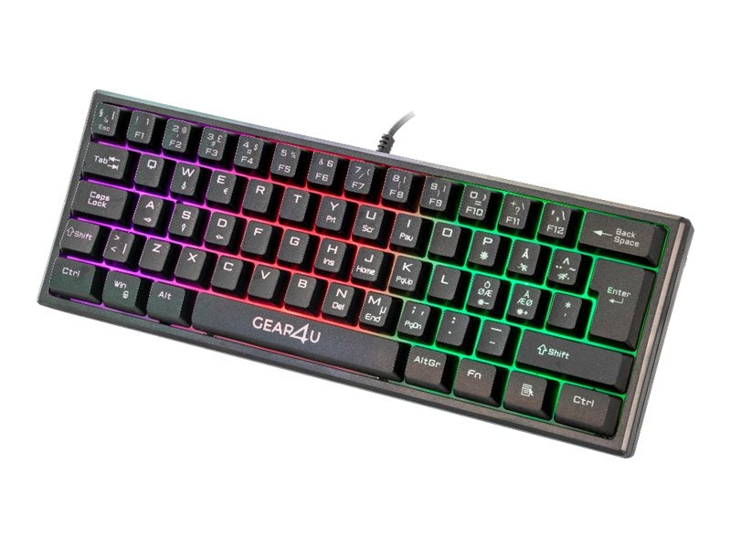 GEAR4U Mini Gaming Tastatur - 60%