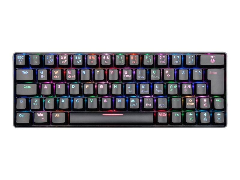Fourze GK60 Gaming-Tastatur US 60% Schwarz