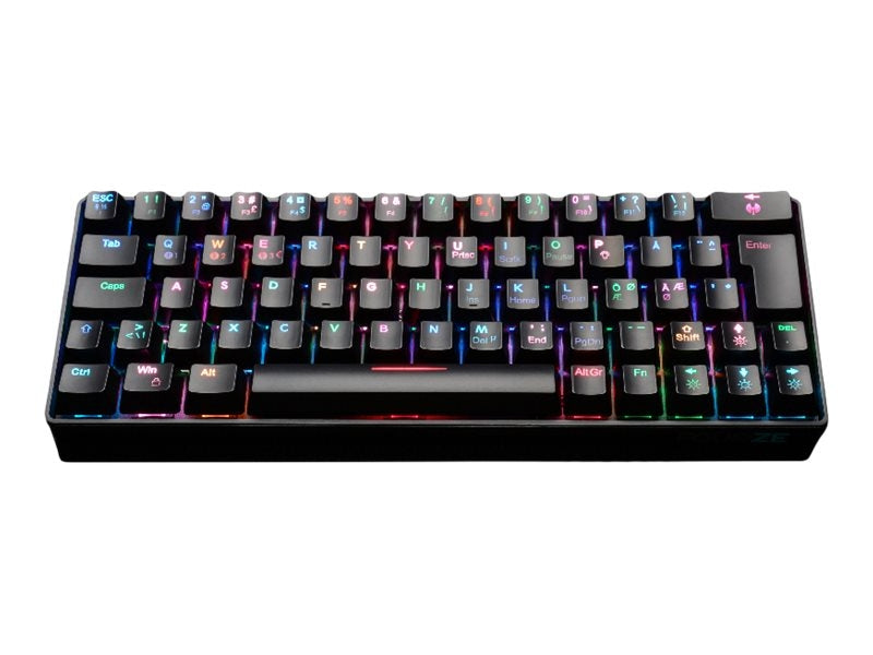 Fourze GK60 Gaming-Tastatur US 60% Schwarz