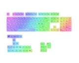 Glorious Polychroma V2 RGB Keycaps - Nordic ISO (131 pcs) - Cherry Profile