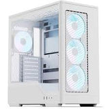 Aerocool D520A, Midi-Tower-Gehäuse, Weiß