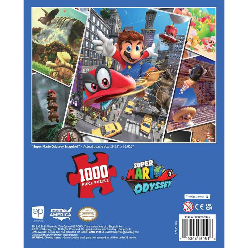 Super Mario Odyssey Snapshot 1000-Piece Puzzle