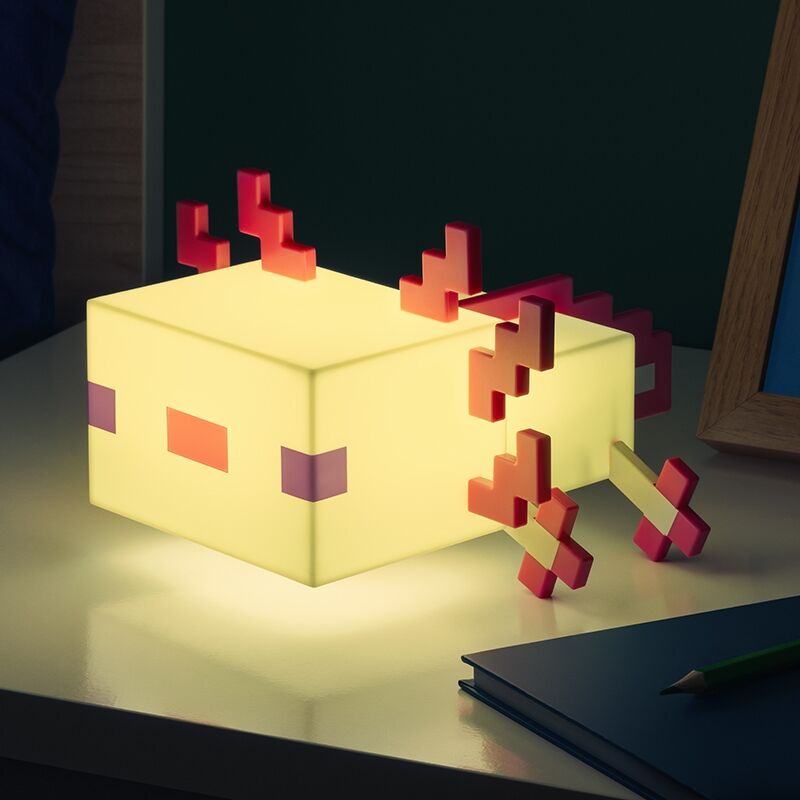 PALADONE Minecraft Axolotl Lampe 13cm