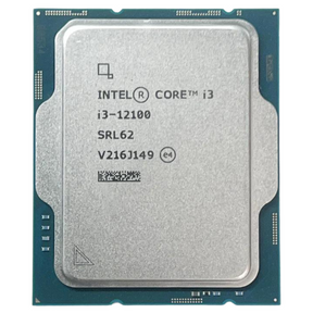 Intel Core i3 12100 processor – set ovenfra