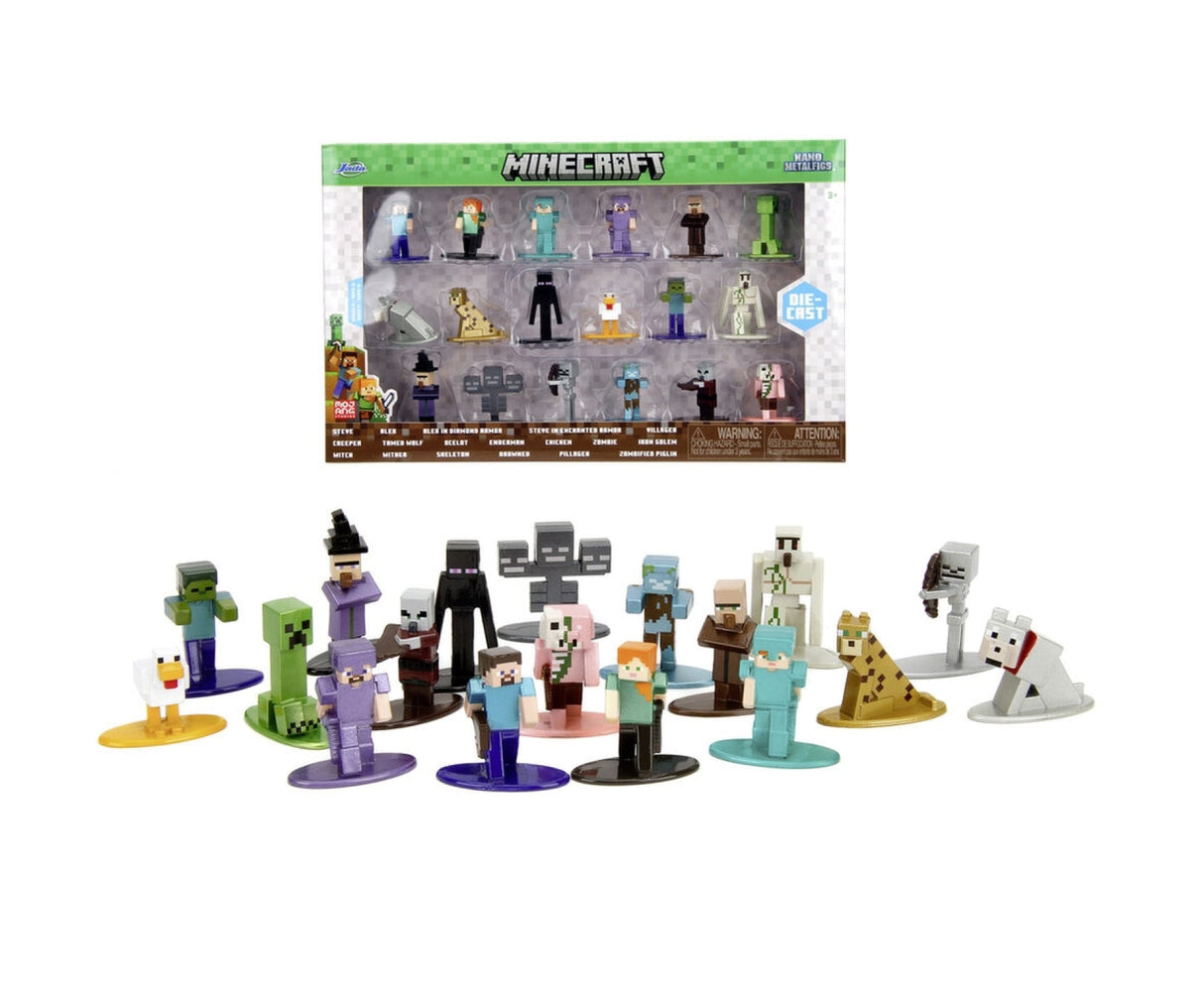 Jada - Minecraft - Multi-Pack Nanofigs - Wave 12	(9335846314R00) Jada