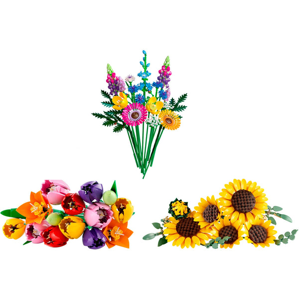 LEGO Botanicals Sommerbuket – pakke med 3 byggesæt