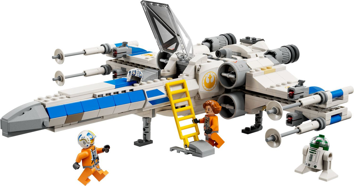 LEGO Star Wars X-wing fra Den Ny Republik – model og figurer