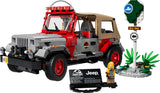 LEGO Jurassic Park Jeep Wrangler 77984 – samlet model med Dennis Nedry